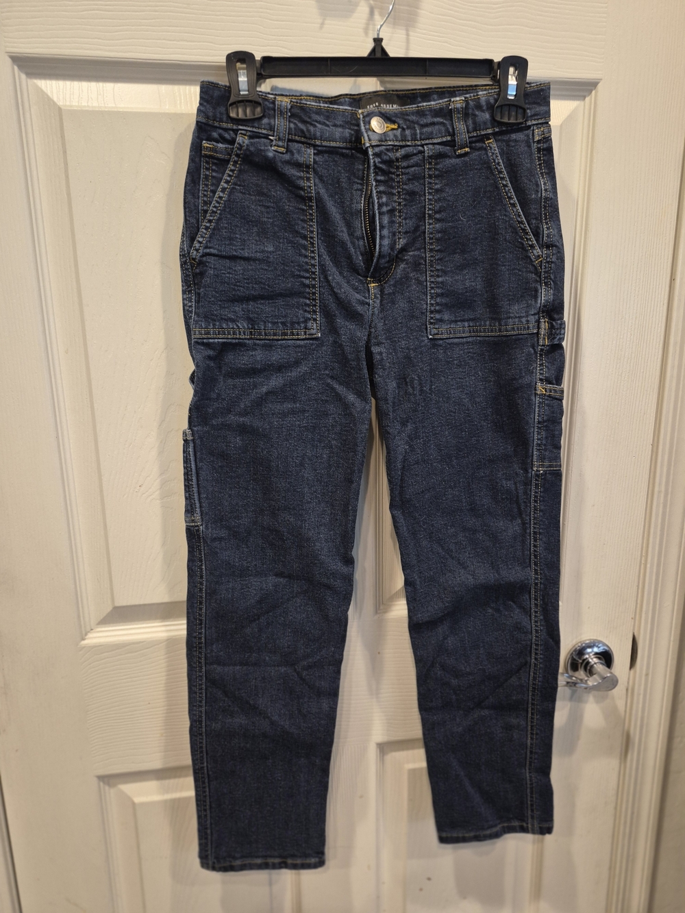 5/25 Girls's Dark Blue Denim Utility Jeans